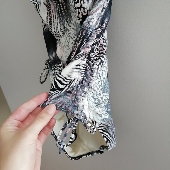 Fantasie Serraya Sands Underwire Scrunch Side One Piece Swim Suit Animal 34H - Picture 6 of 16